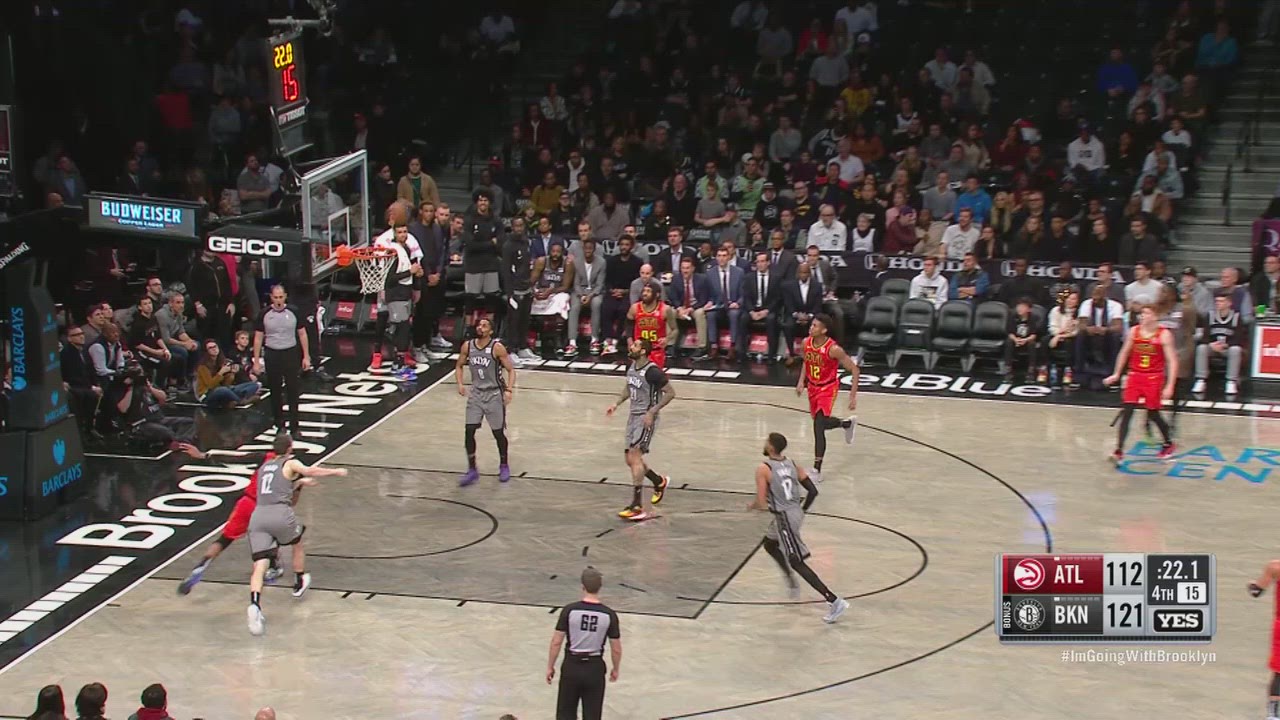 Correct Free Throw Shooter Hawks Nets NBA Official