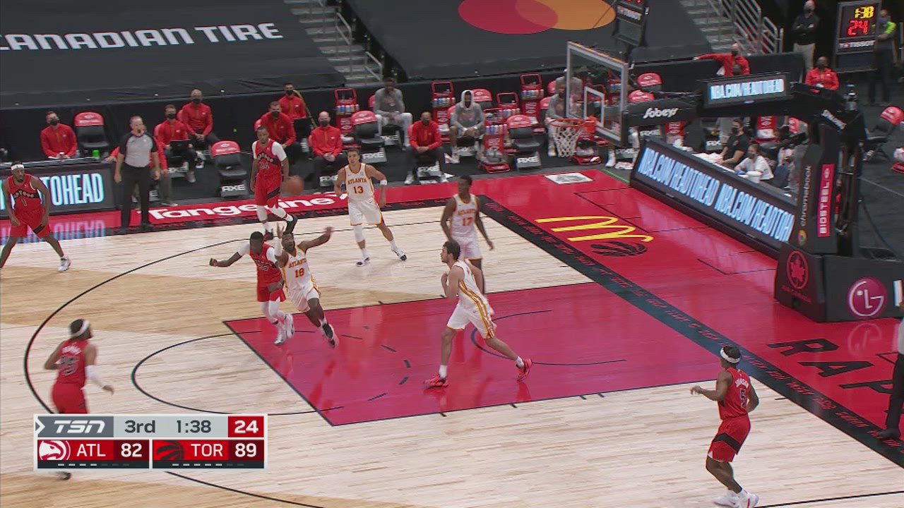 Correct Free Throw Shooter Hawks Raptors NBA Official