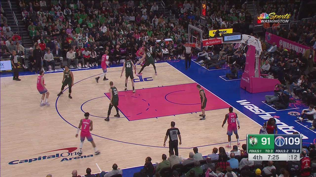 Correct Free Throw Shooter Celtics Wizards NBA Official