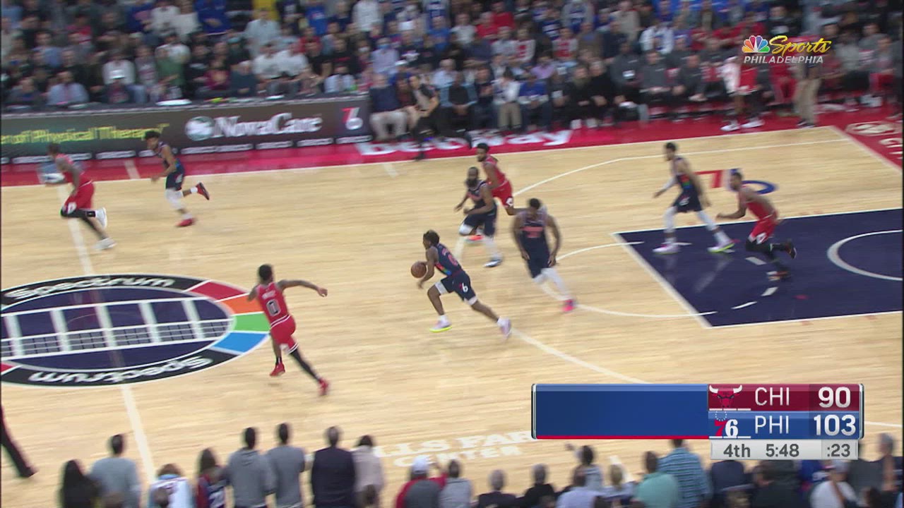 Correct Free Throw Shooter Bulls 76ers NBA Official