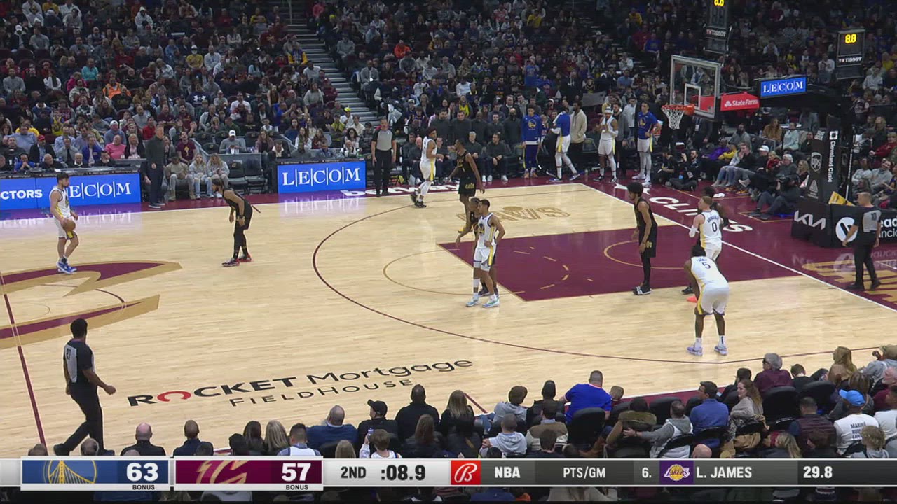 Correct Free Throw Shooter Warriors Cavaliers NBA Official