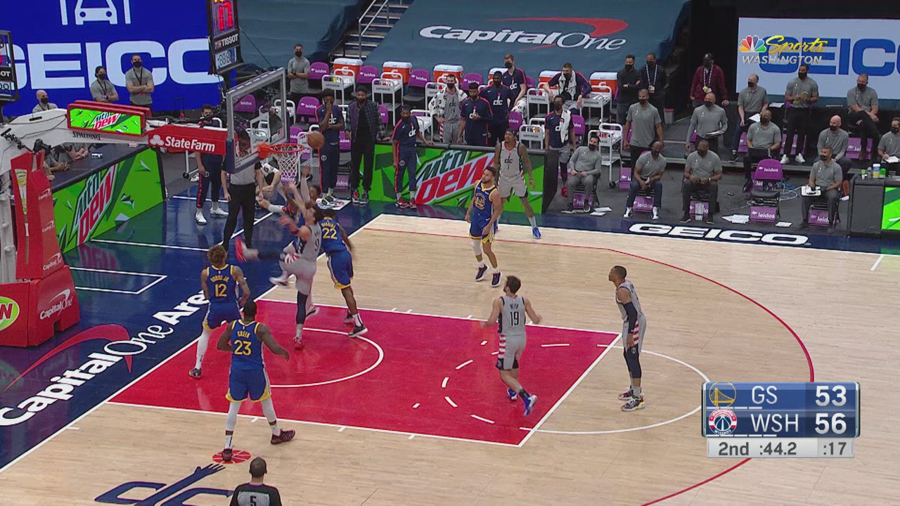 Correct Free Throw Shooter Warriors Wizards NBA Official