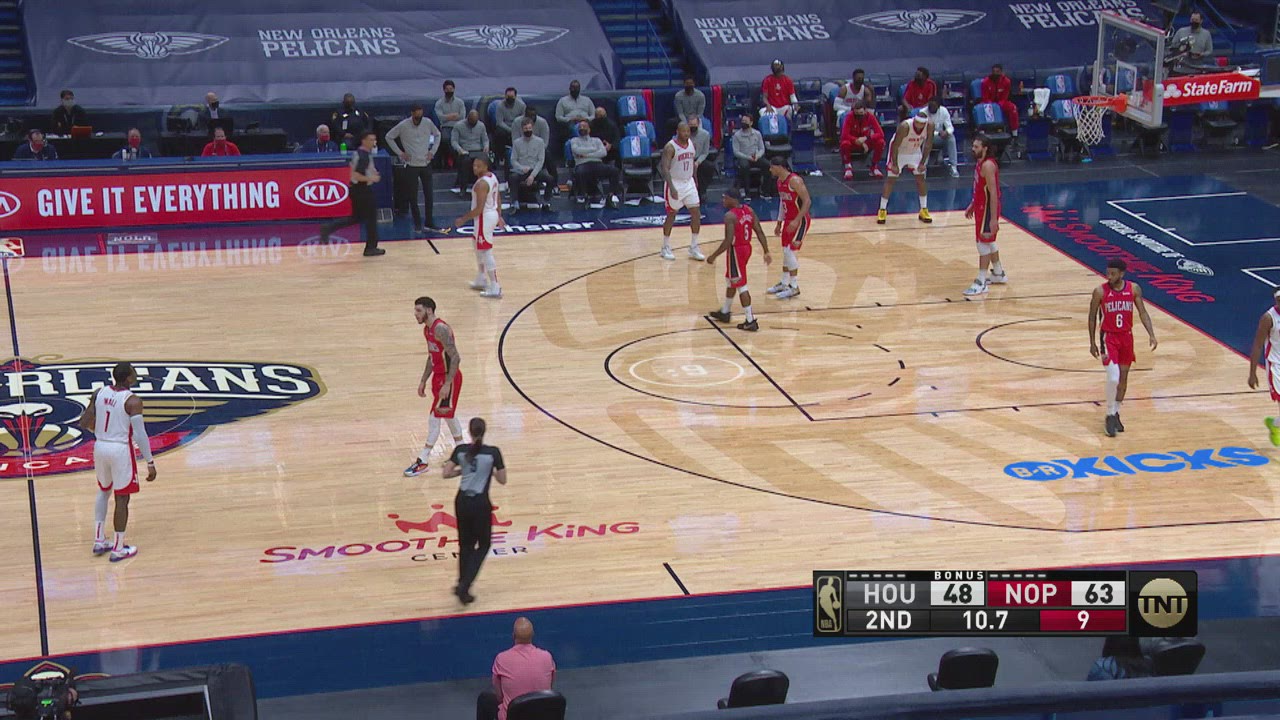 Correct Free Throw Shooter Rockets Pelicans NBA Official
