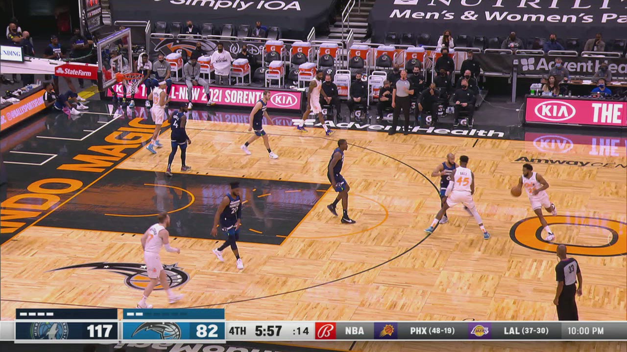 Correct Free Throw Shooter Timberwolves Magic NBA Official