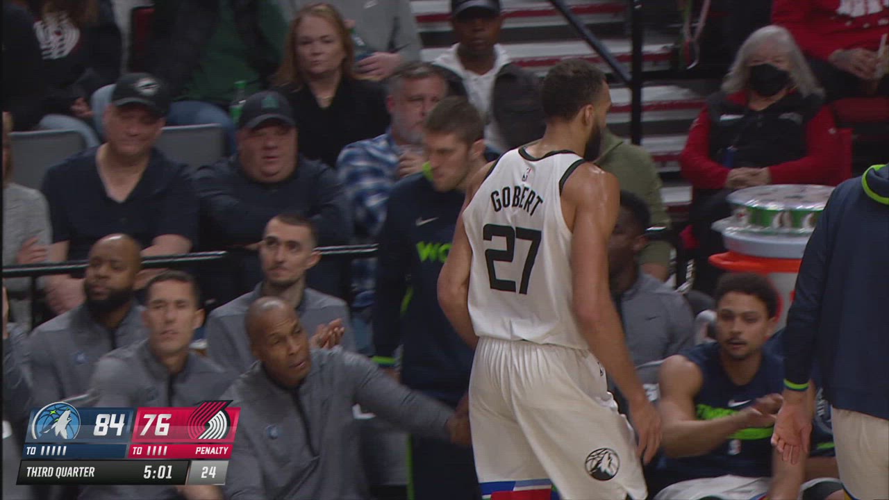 Correct Free Throw Shooter Timberwolves Trail Blazers NBA Official