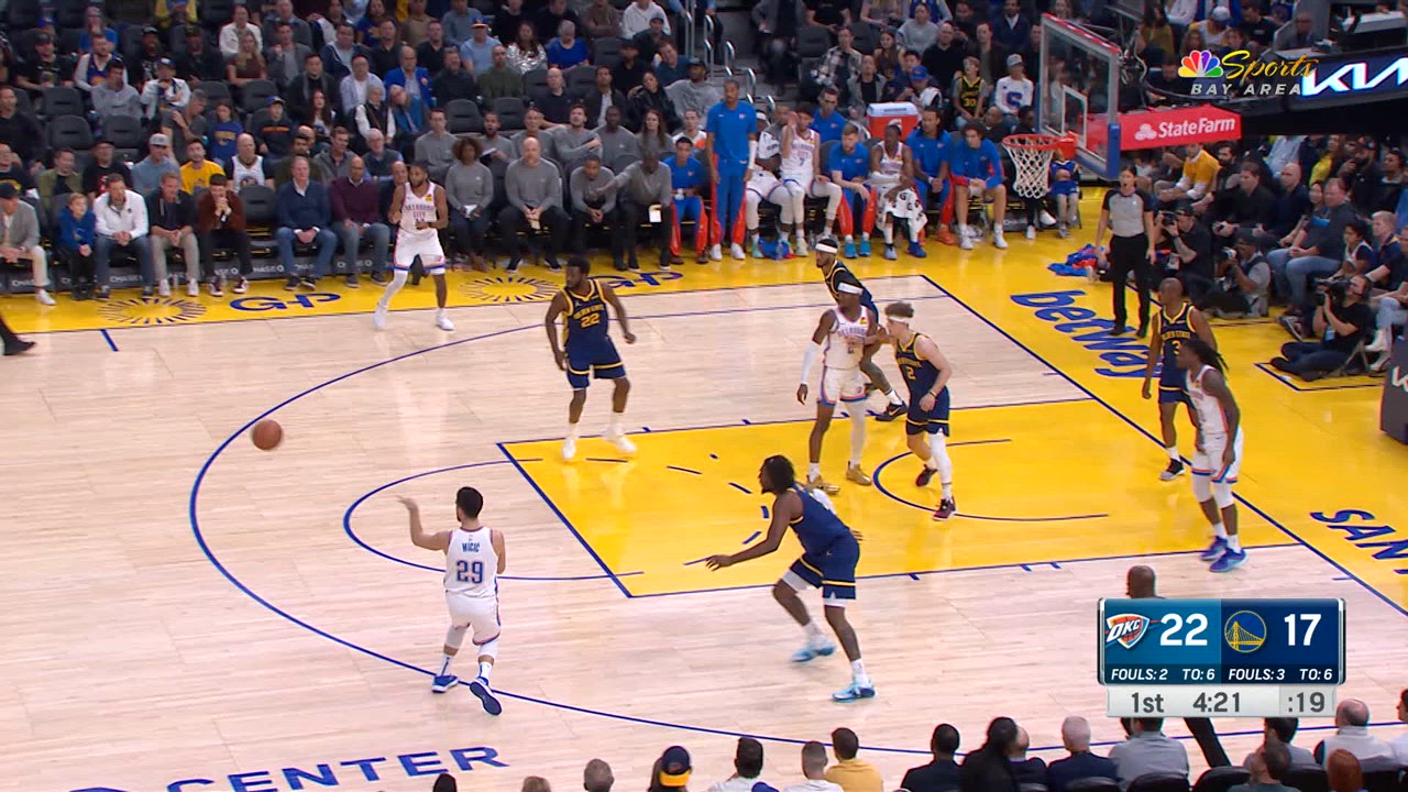 Correct Free Throw Shooter Thunder Warriors NBA Official