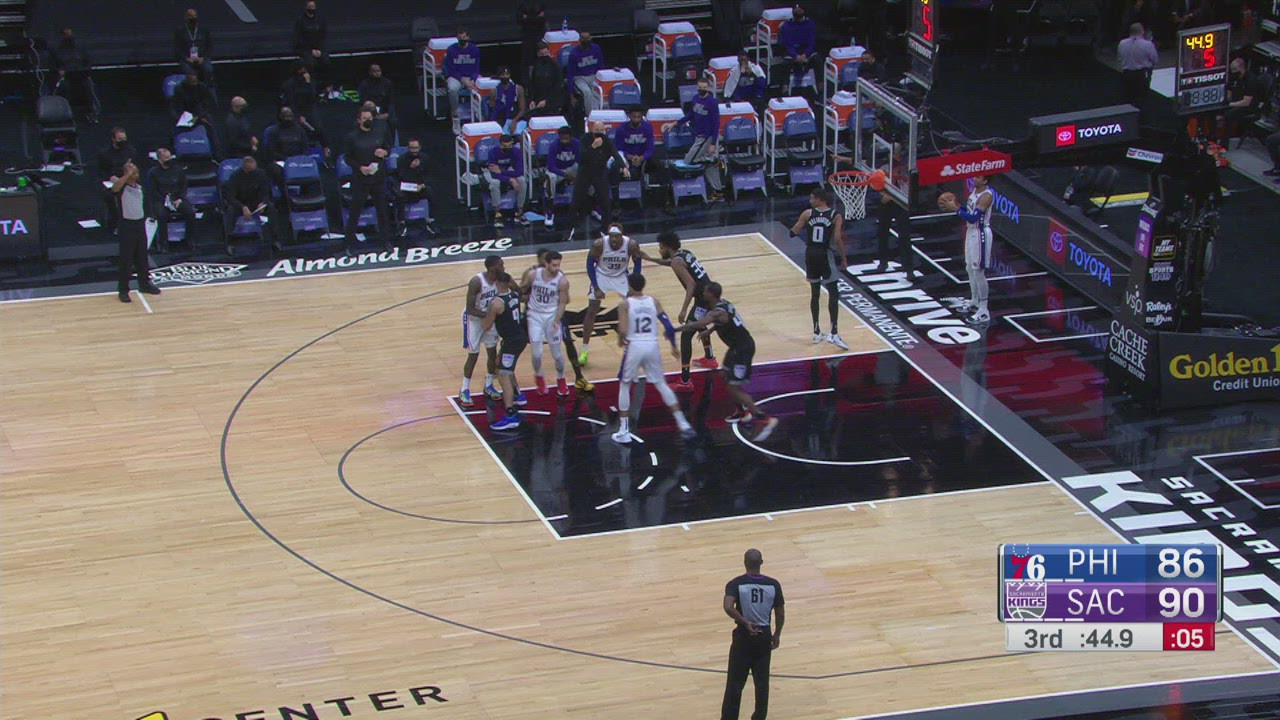 Correct Free Throw Shooter 76ers Kings NBA Official