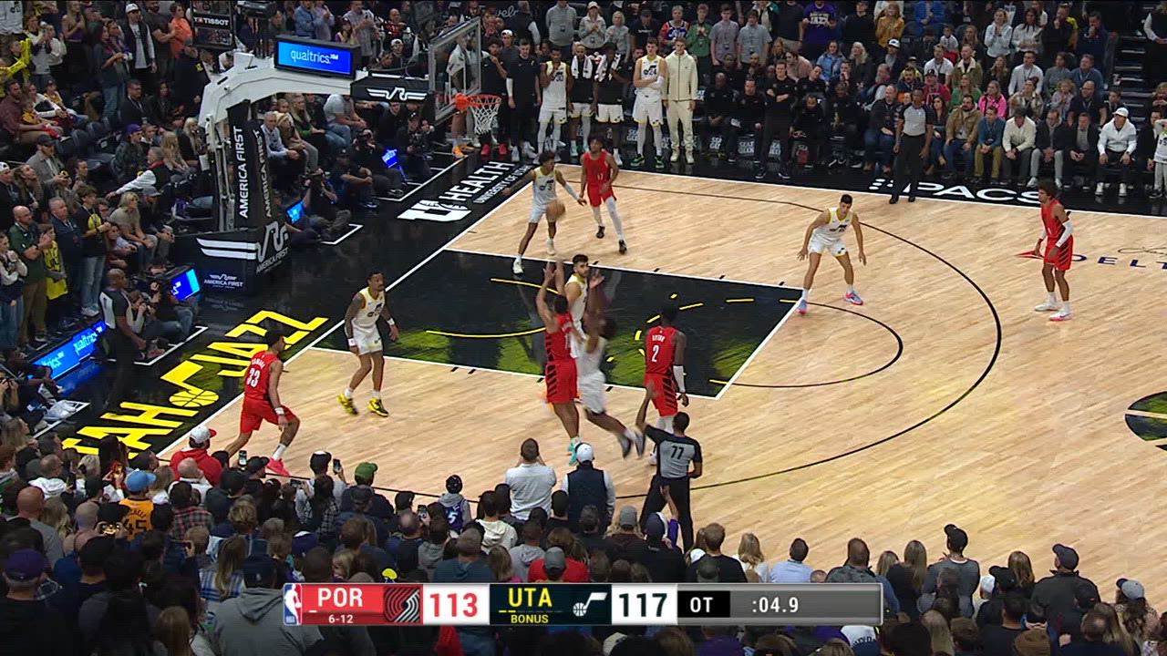 Correct Free Throw Shooter Trail Blazers Jazz NBA Official