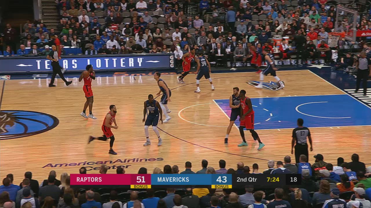 Correct Free Throw Shooter Raptors Mavericks NBA Official