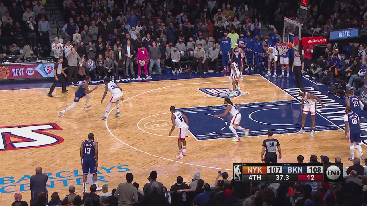 24Second Shot Clock Reset Knicks Nets NBA Official