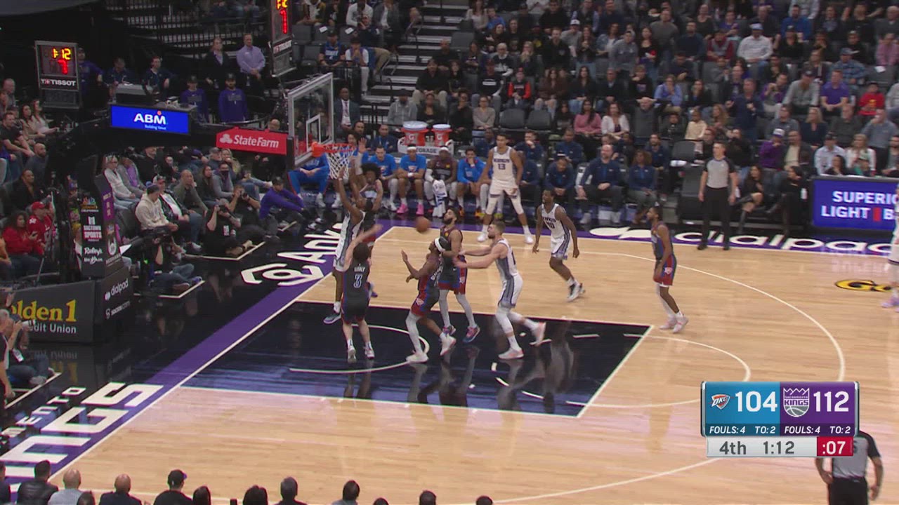 24Second Shot Clock Reset Thunder Kings NBA Official