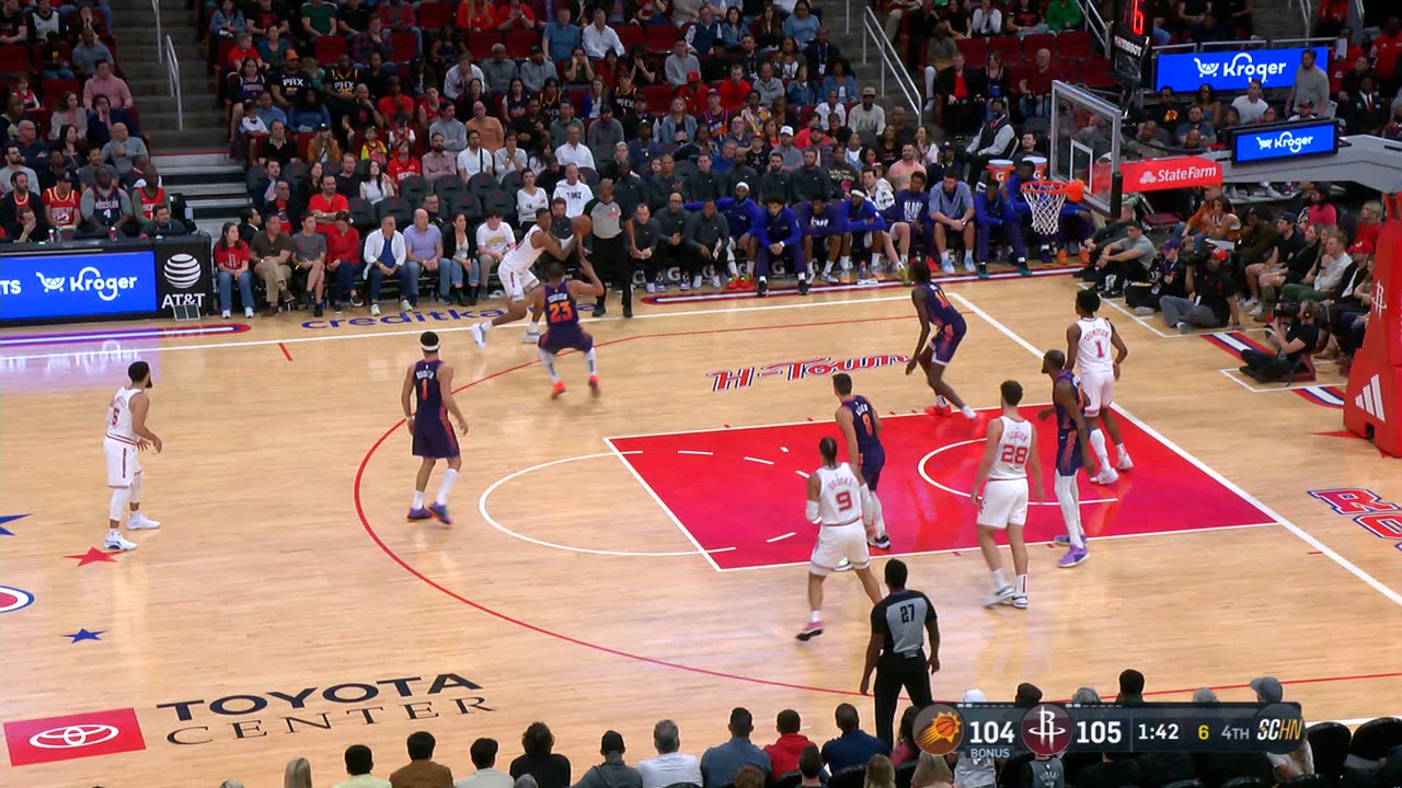 24Second Shot Clock Reset Suns Rockets NBA Official