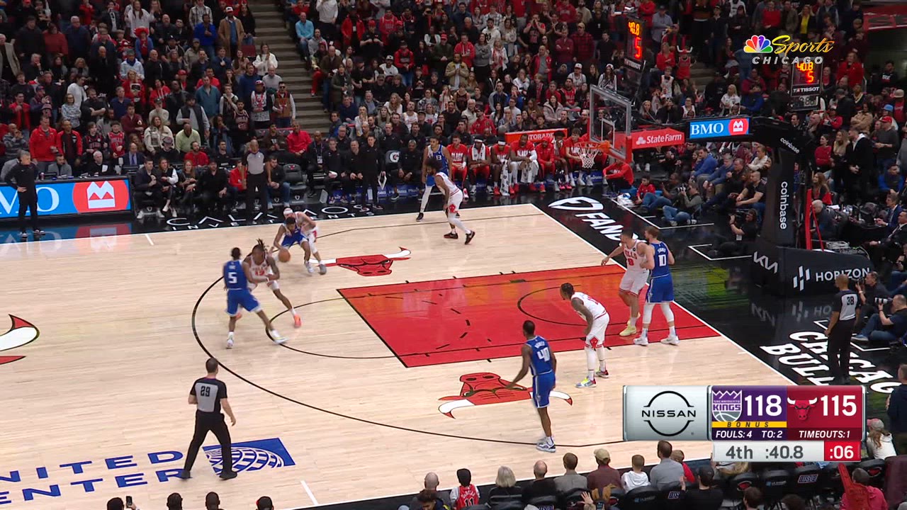 24Second Shot Clock Reset Kings Bulls NBA Official