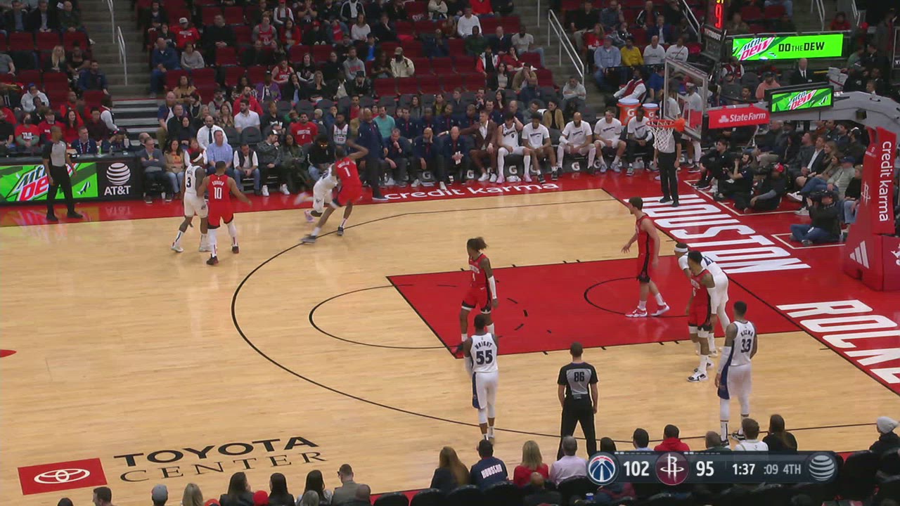 24Second Shot Clock Reset Wizards Rockets NBA Official