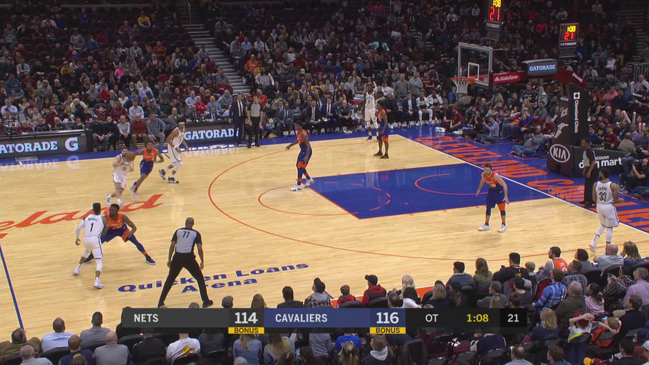 Goaltending/Basket Interference Nets Cavaliers NBA Official