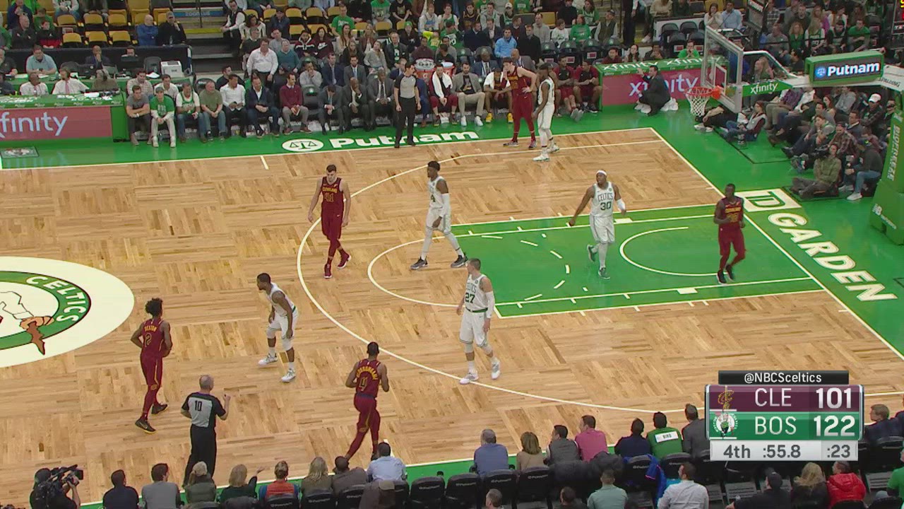 Goaltending/Basket Interference Cavaliers Celtics NBA Official