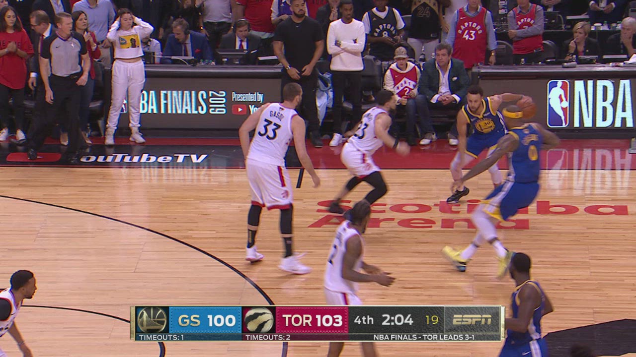Goaltending/Basket Interference Warriors Raptors NBA Official