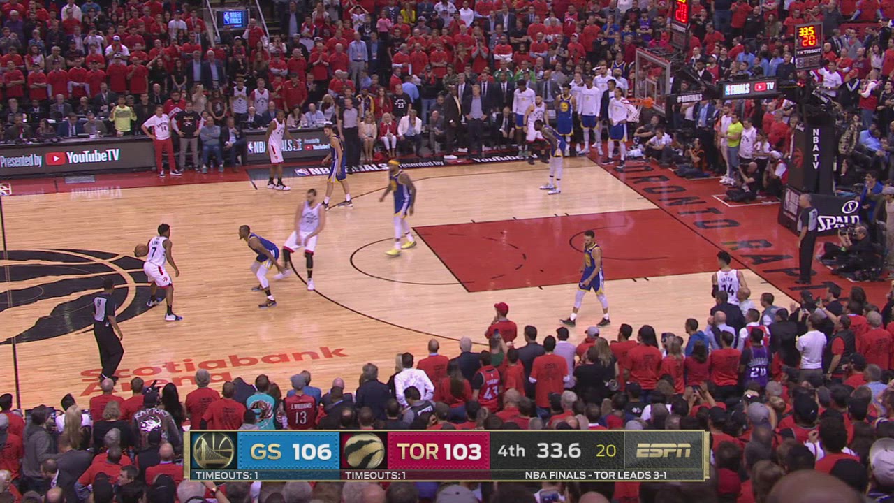 Goaltending/Basket Interference Warriors Raptors NBA Official