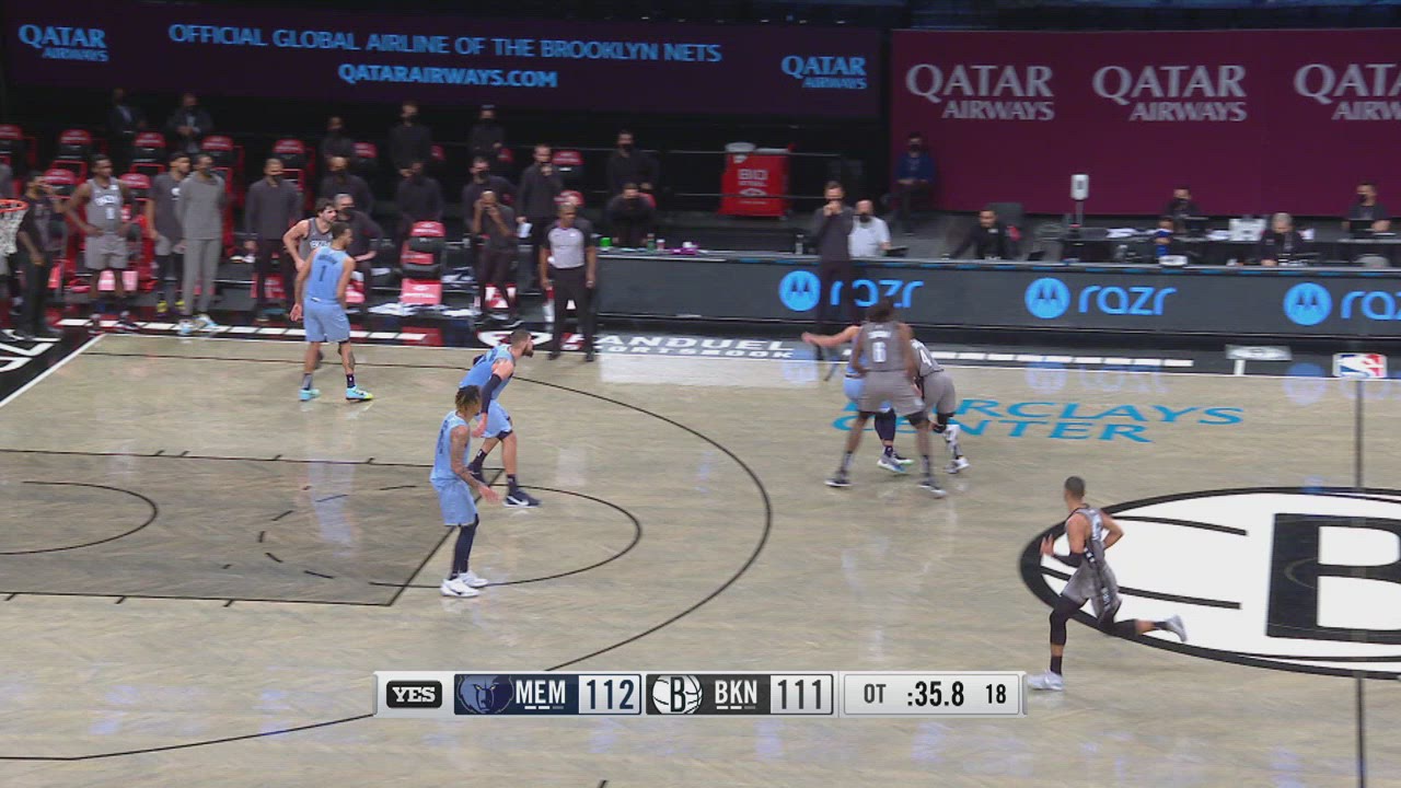 Goaltending/Basket Interference Grizzlies Nets NBA Official