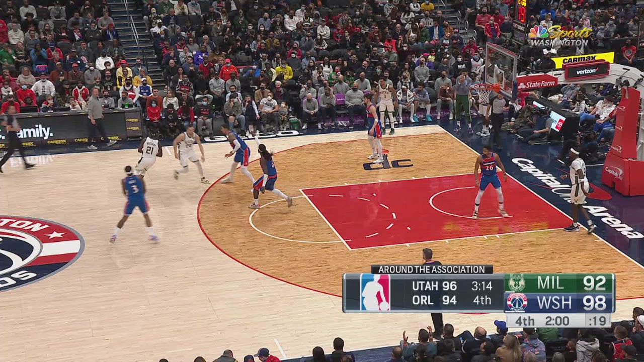 Goaltending/Basket Interference Bucks Wizards NBA Official