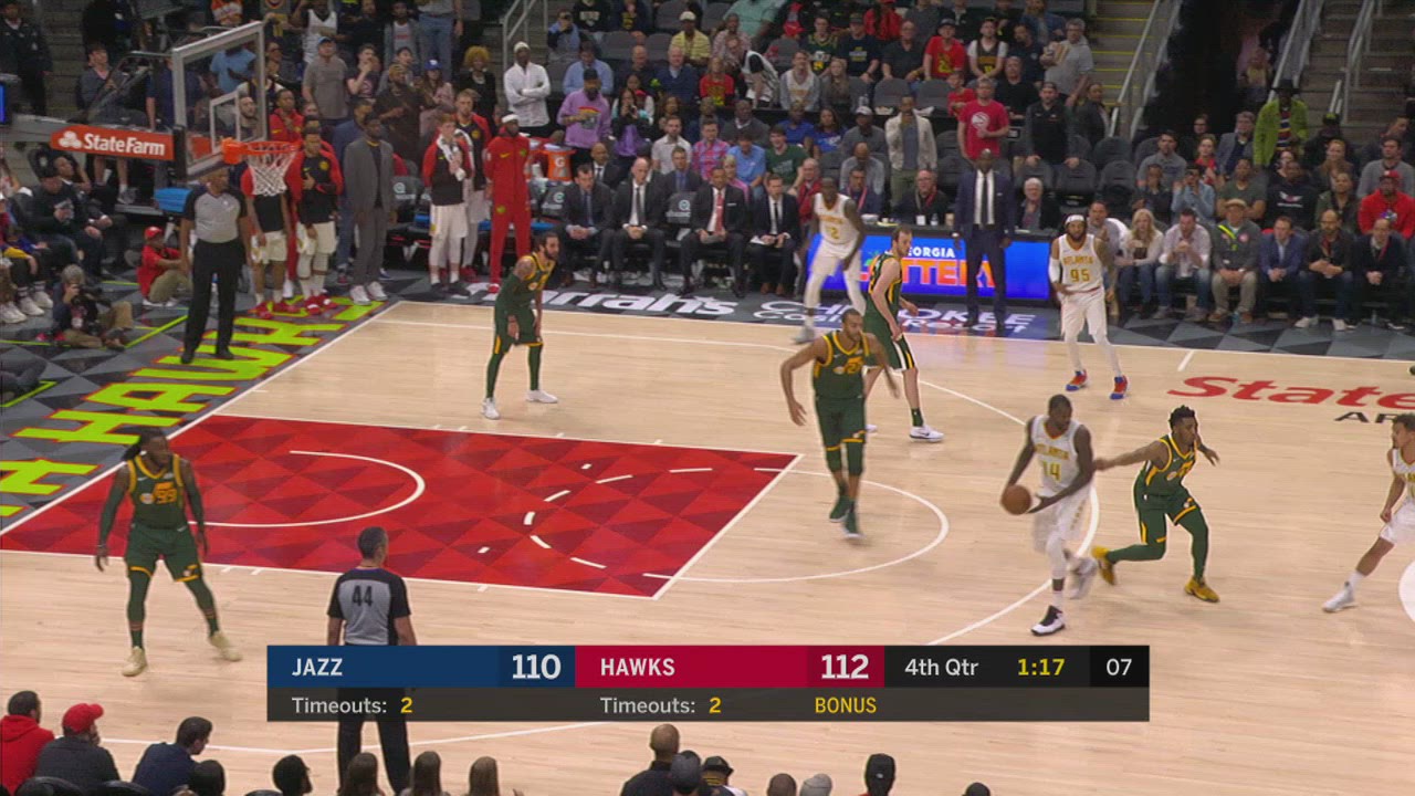 Goaltending/Basket Interference Jazz Hawks NBA Official