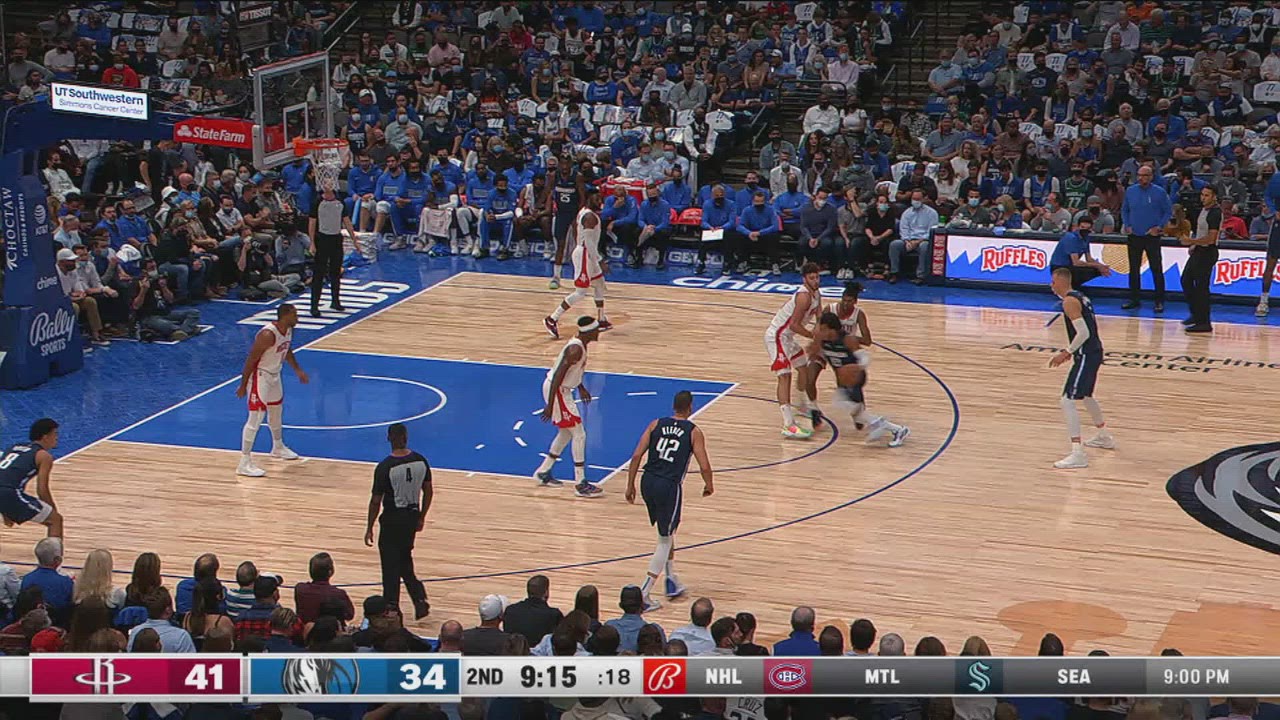 Challenge of Called Foul Rockets Mavericks NBA Official