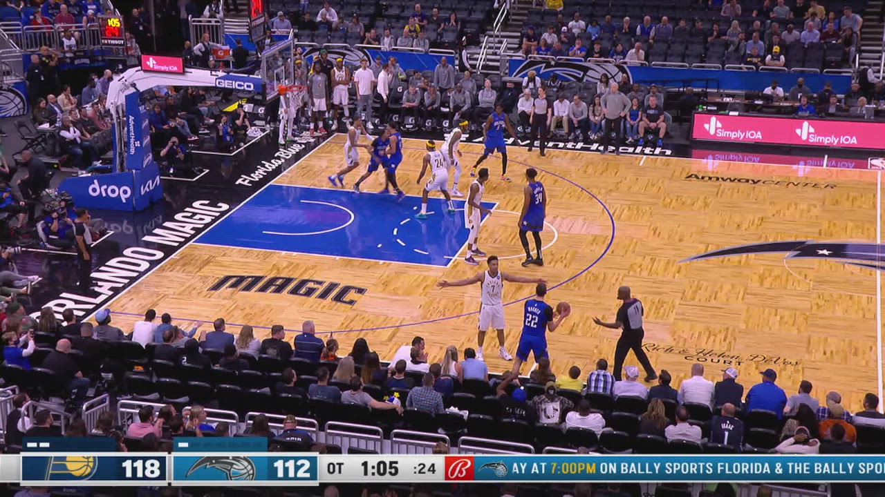 Challenge of Called Foul Pacers Magic NBA Official