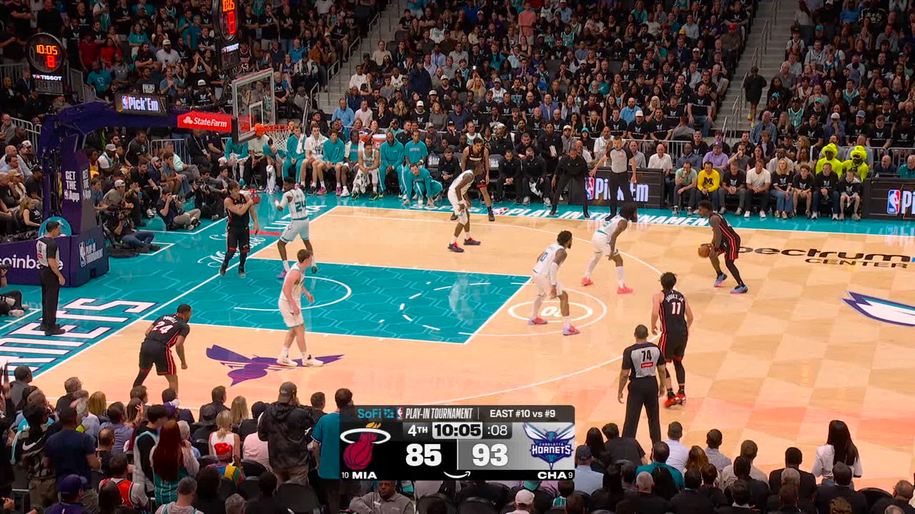 Challenge of Called Foul: Heat @ Hornets | NBA Official