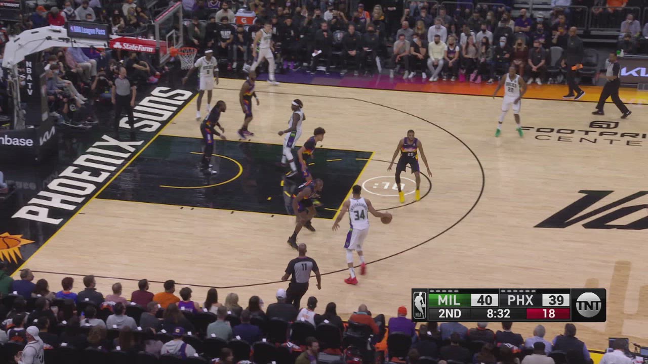 Challenge of Called Foul Bucks Suns NBA Official