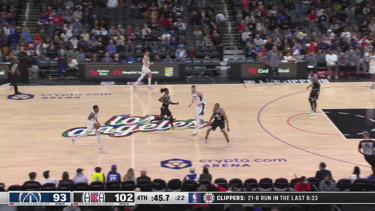 Goaltending/Basket Interference Wizards Clippers NBA Official