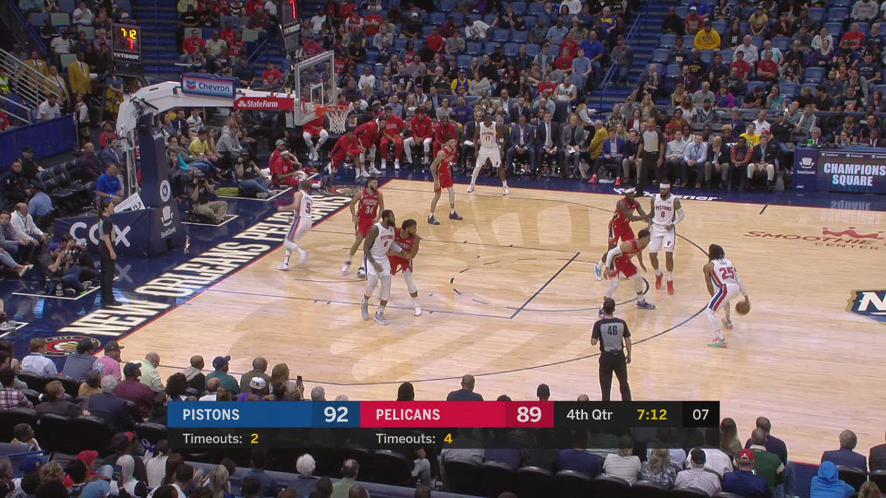 CA2/3 Review Pistons Pelicans NBA Official