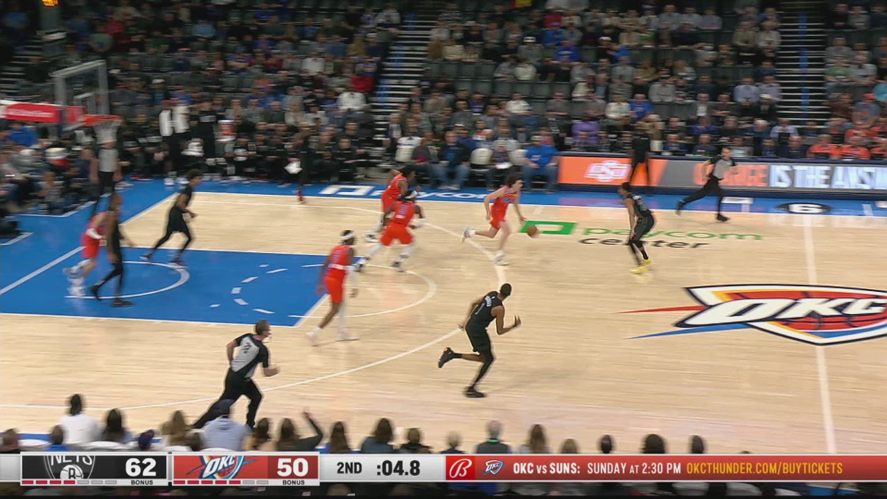Last Second Field Goal Nets Thunder NBA Official