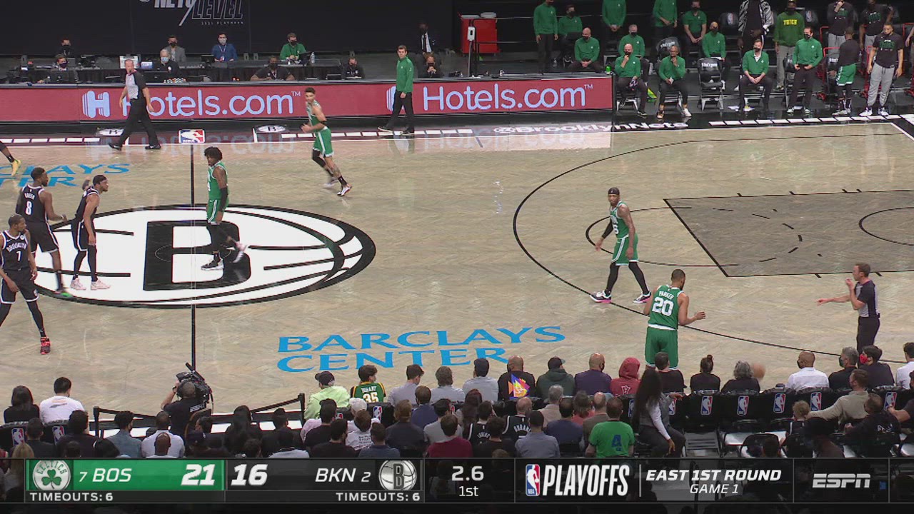 Last Second Field Goal Celtics Nets NBA Official