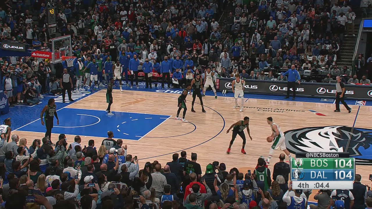 Last Second Field Goal Celtics Mavericks NBA Official