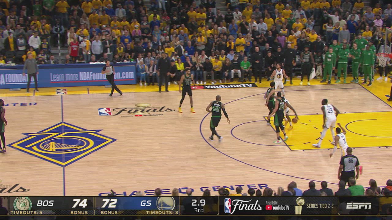 Last Second Field Goal Celtics Warriors NBA Official