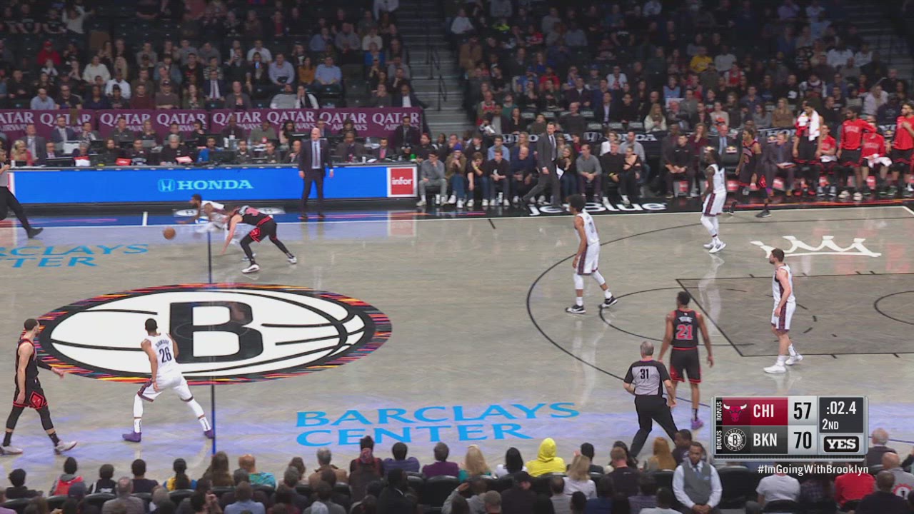 Last Second Field Goal Bulls Nets NBA Official