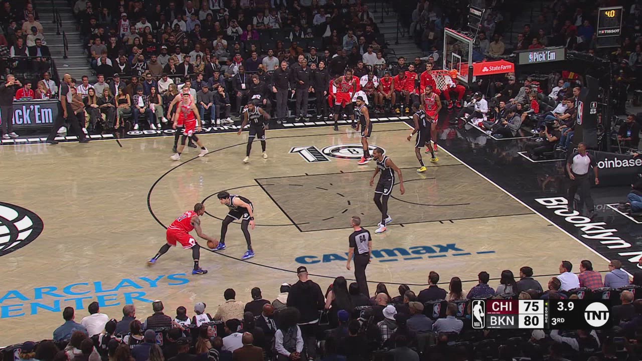 Last Second Field Goal Bulls Nets NBA Official