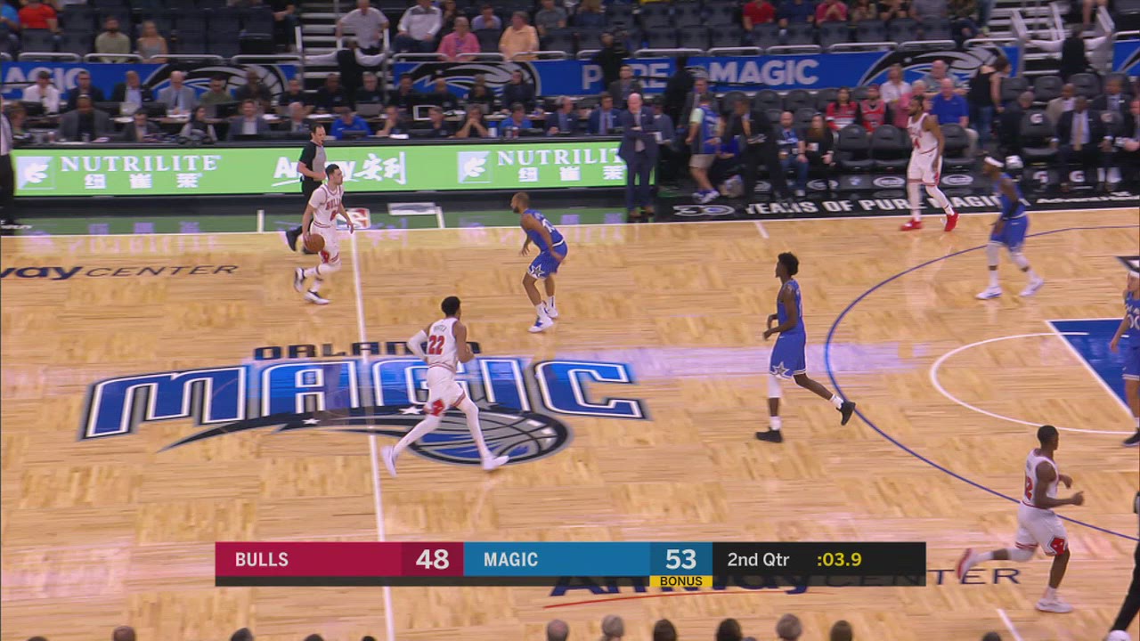 Last Second Field Goal Bulls Magic NBA Official