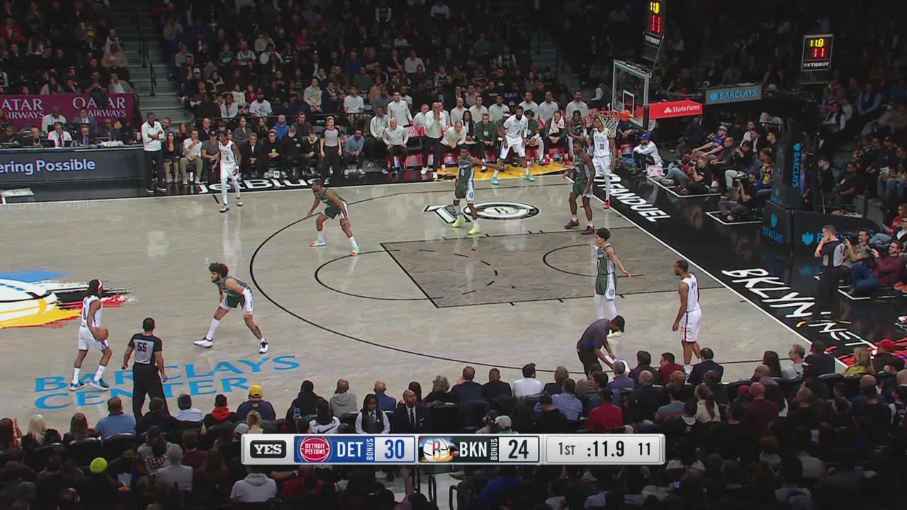 Last Second Field Goal Pistons Nets NBA Official