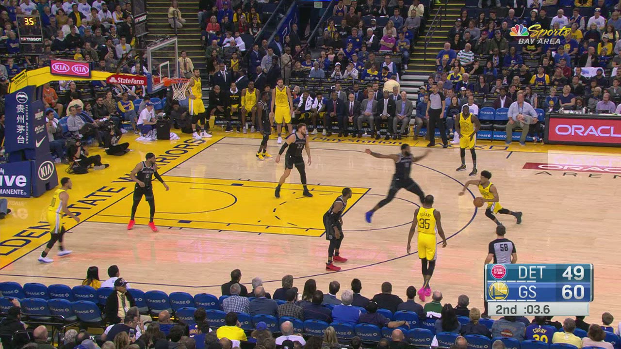 Last Second Field Goal Pistons Warriors NBA Official