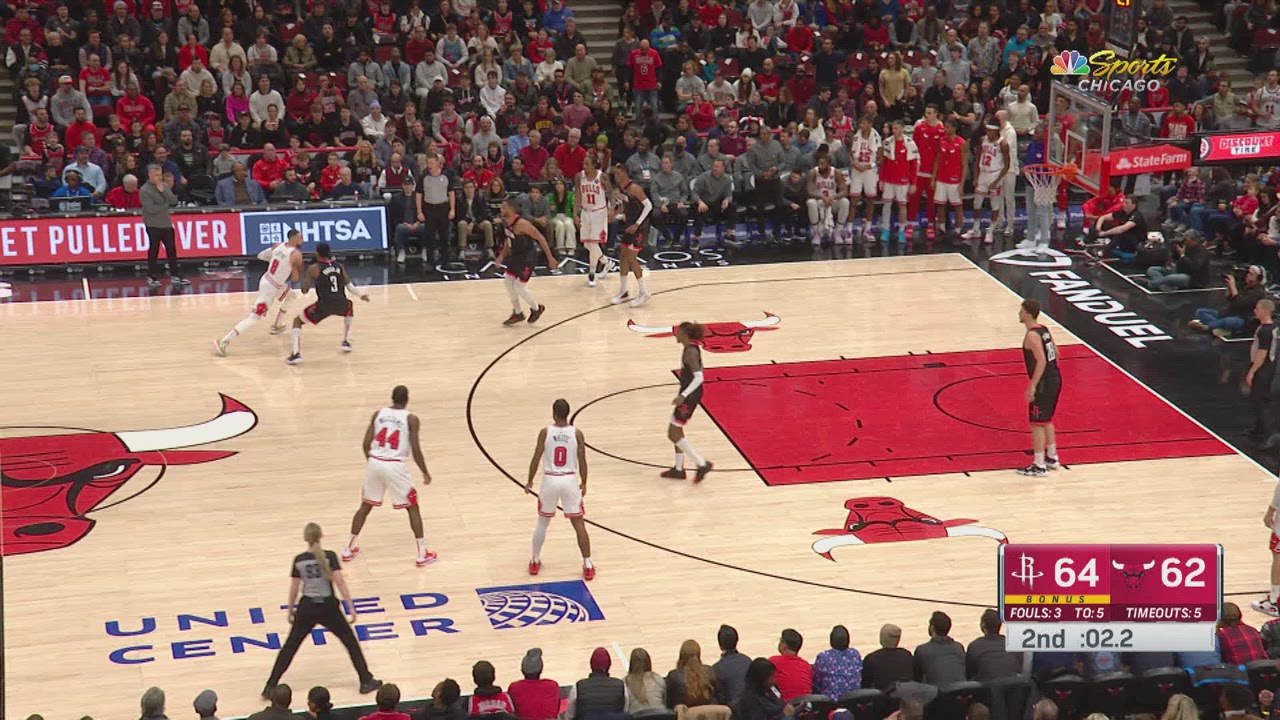Last Second Field Goal: Rockets @ Bulls | NBA Official