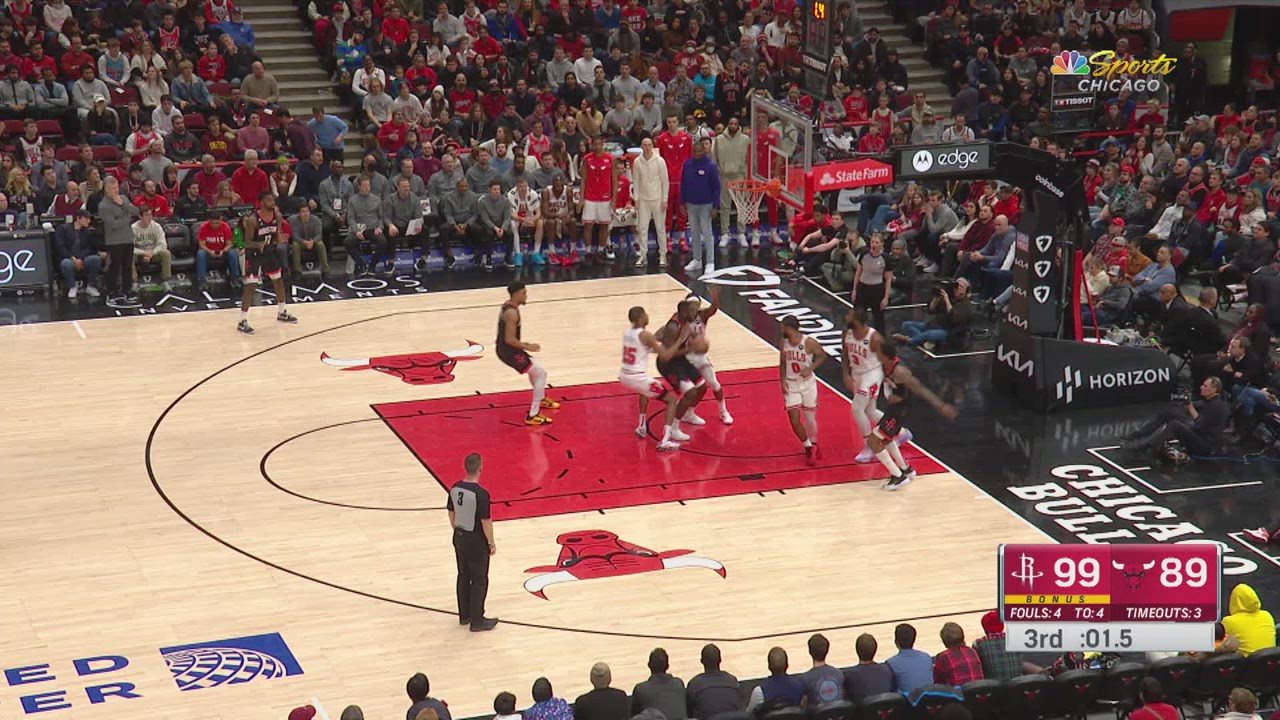 Last Second Field Goal: Rockets @ Bulls | NBA Official