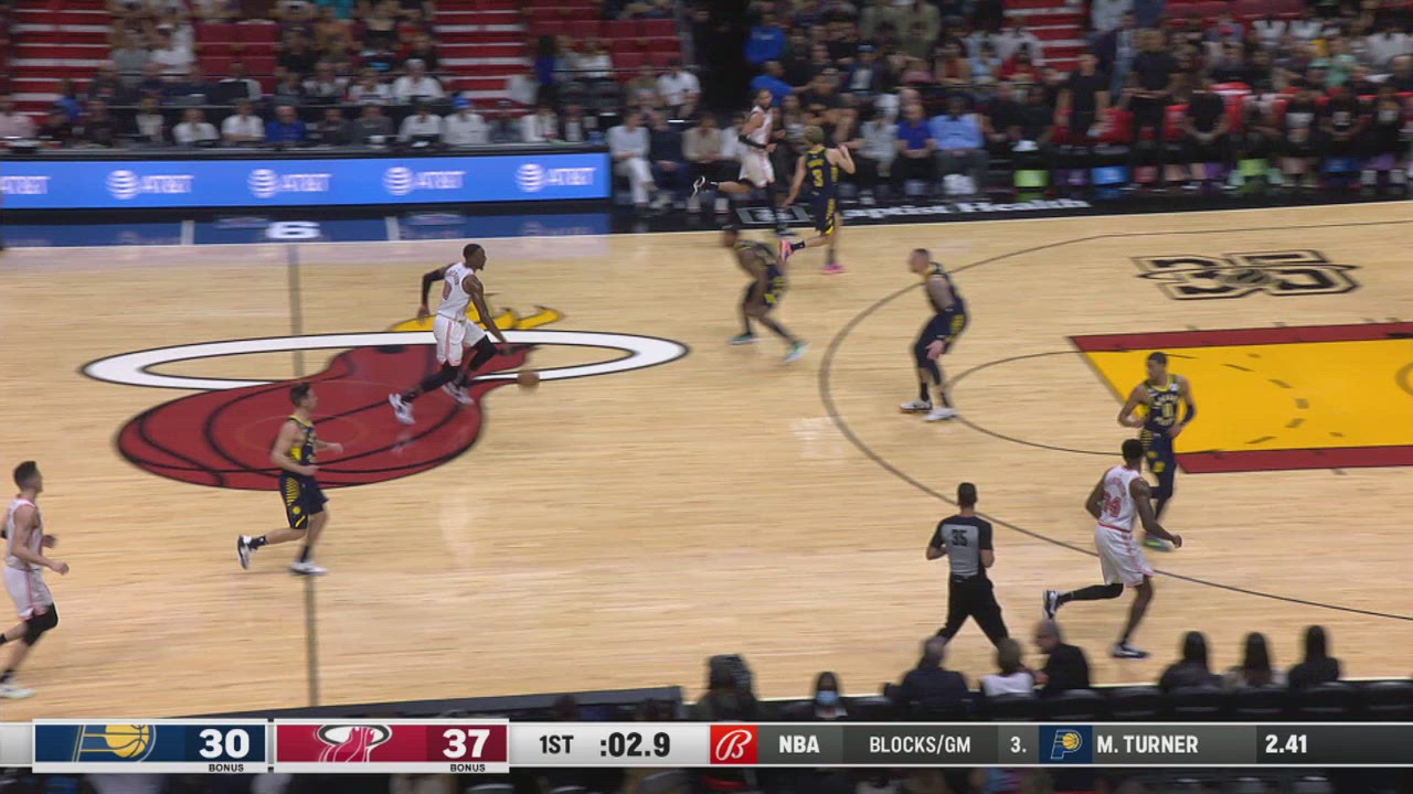 Last Second Field Goal Pacers Heat NBA Official
