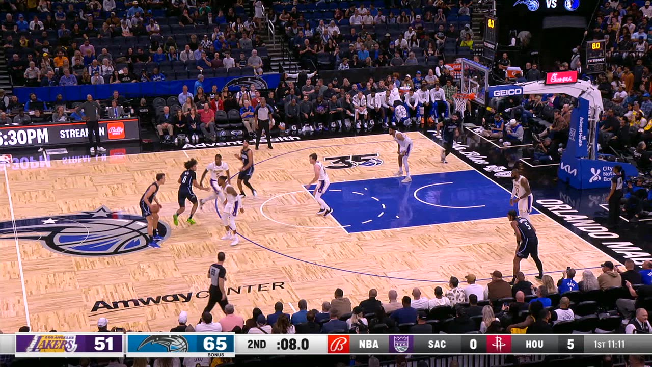 Last Second Field Goal Lakers Magic NBA Official