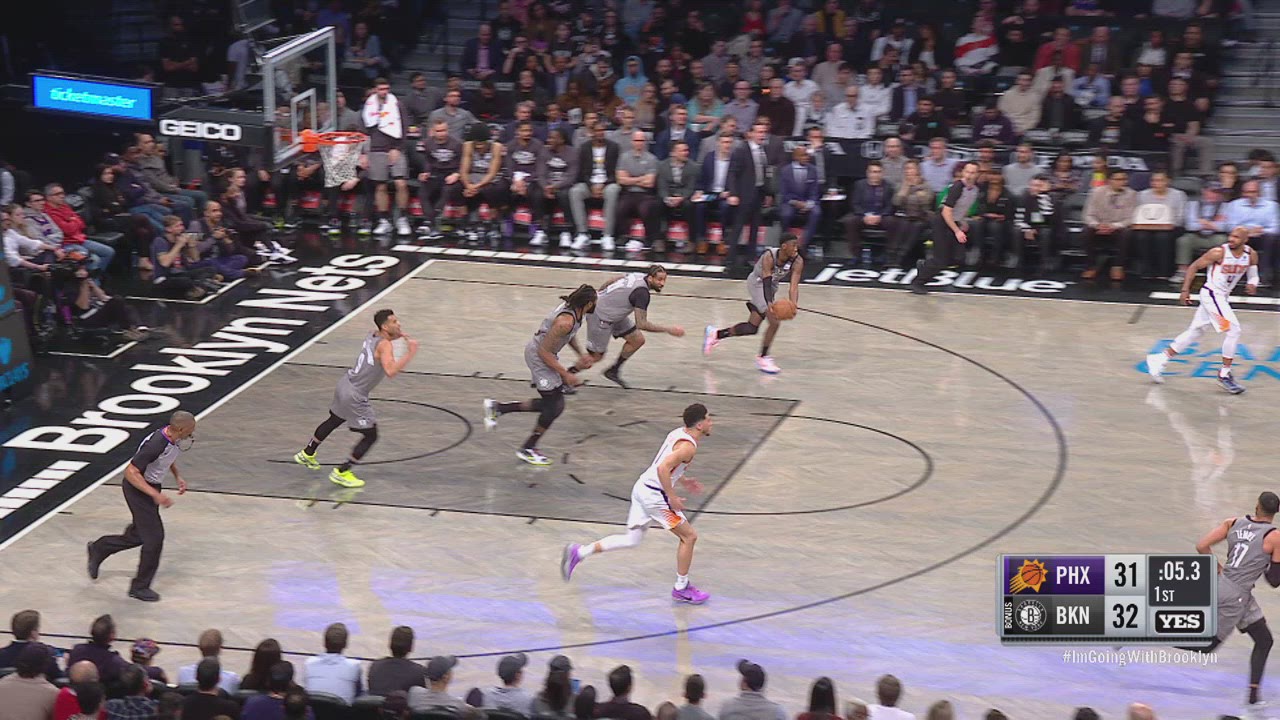 Last Second Field Goal Suns Nets NBA Official
