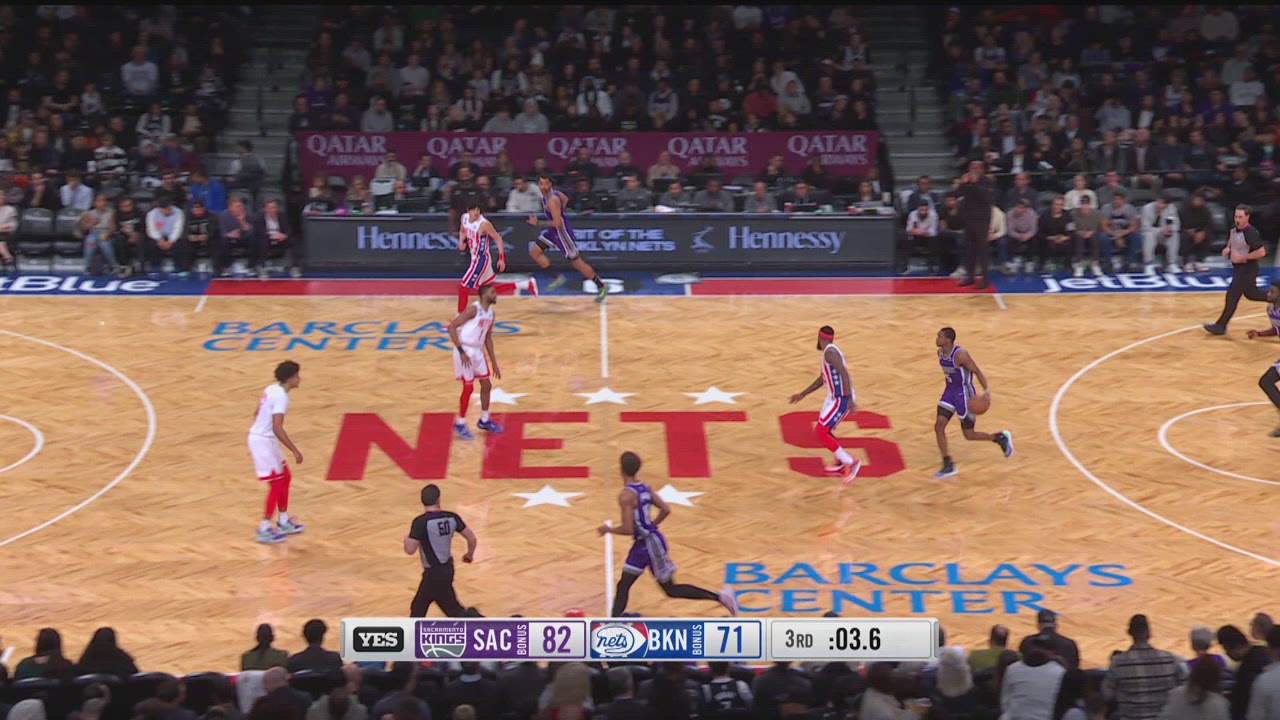 Last Second Field Goal Kings Nets NBA Official