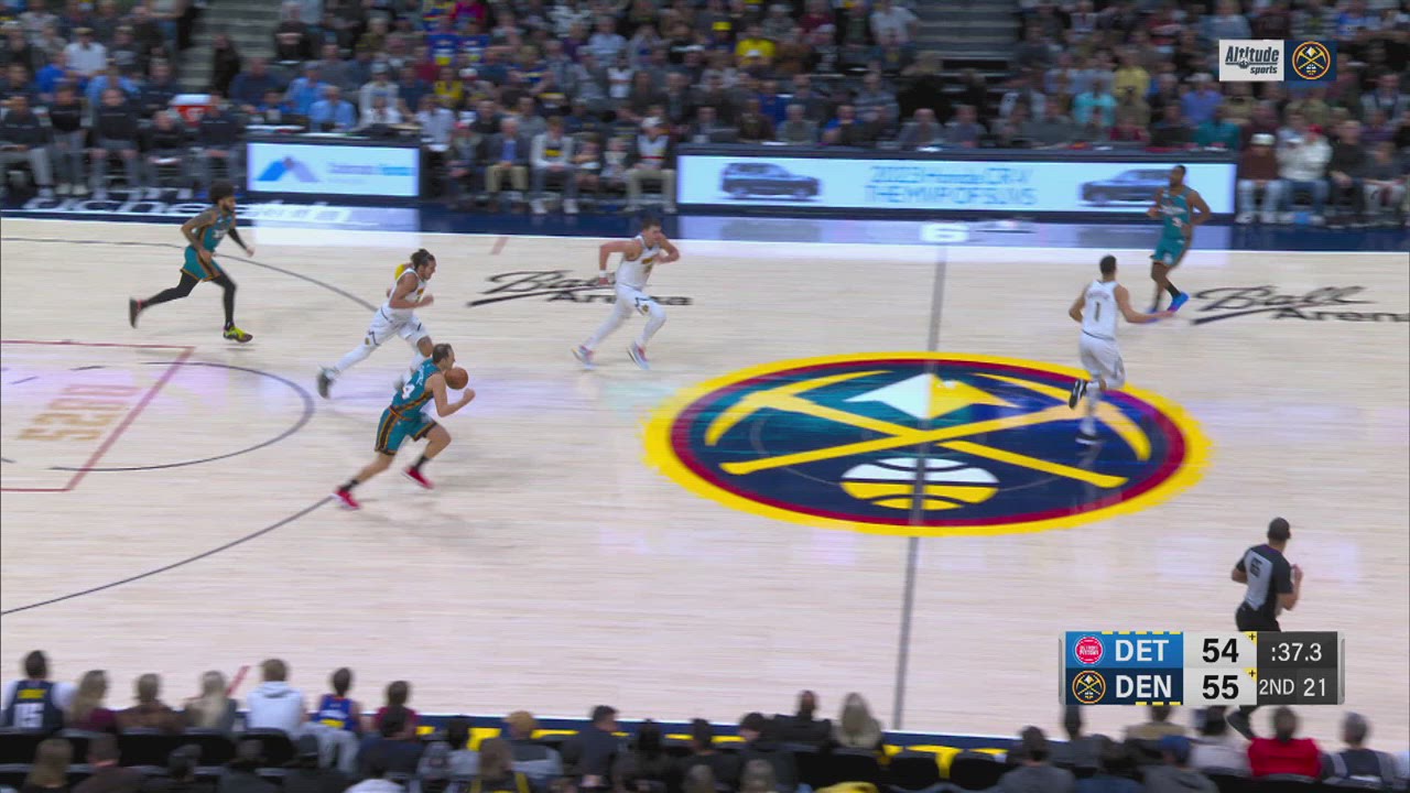 Review of Called Foul Pistons Nuggets NBA Official