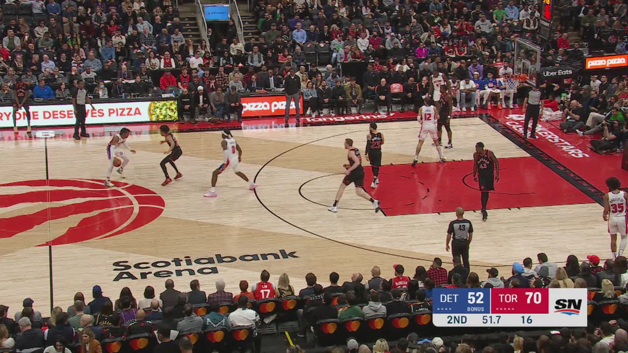 Review of Called Foul Pistons Raptors NBA Official