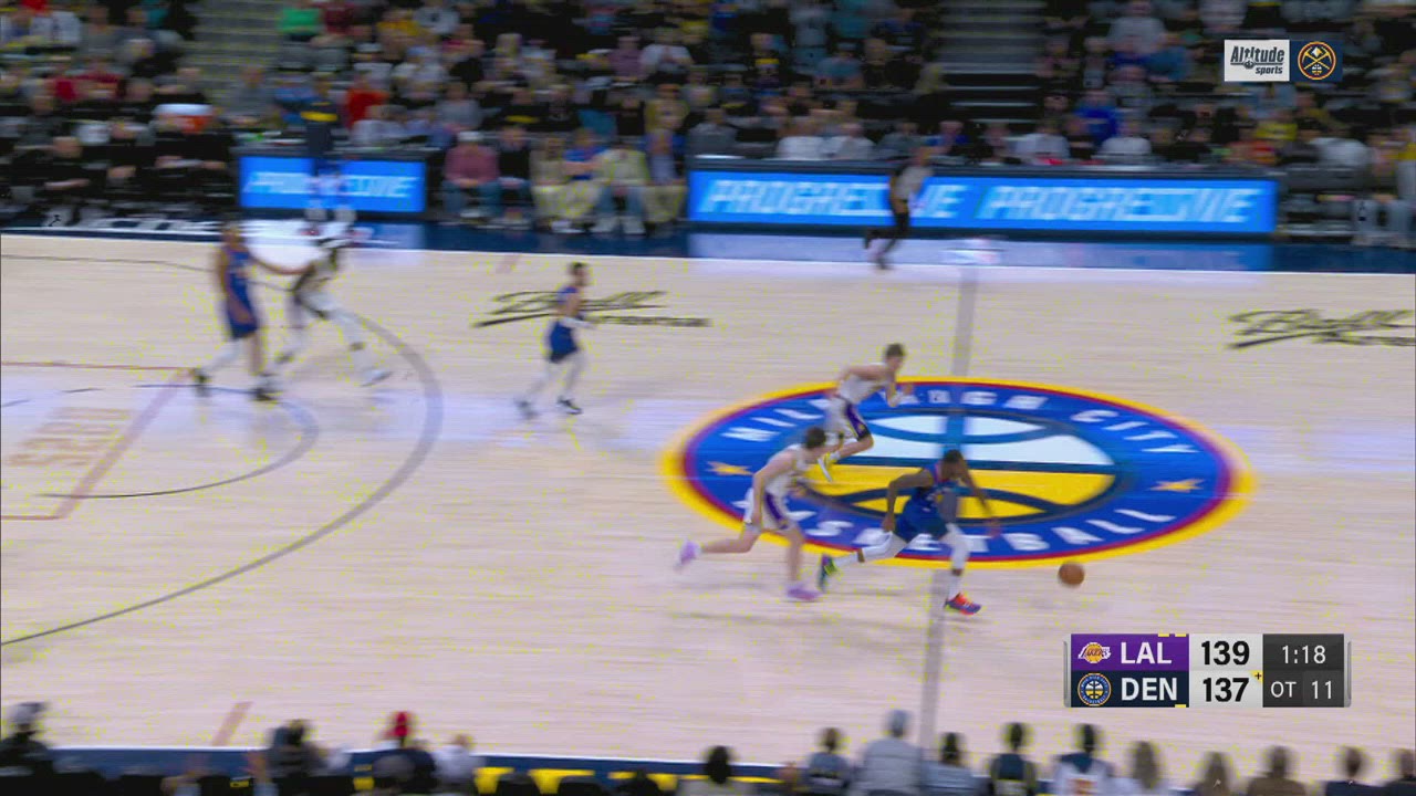 Review of Called Foul Lakers Nuggets NBA Official