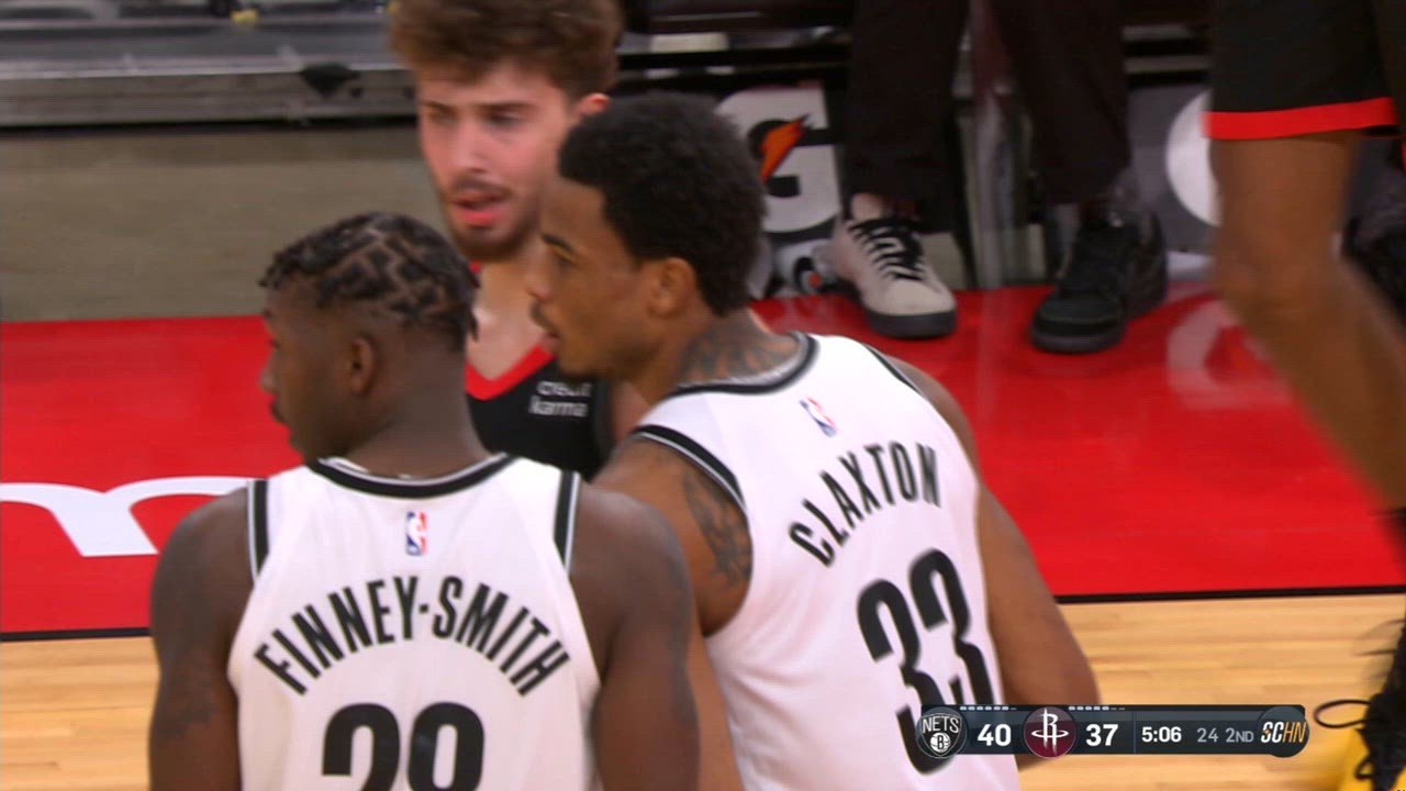Player Altercation Nets Rockets NBA Official